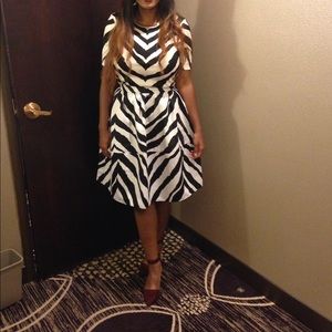 Monochrome A-Line skirt